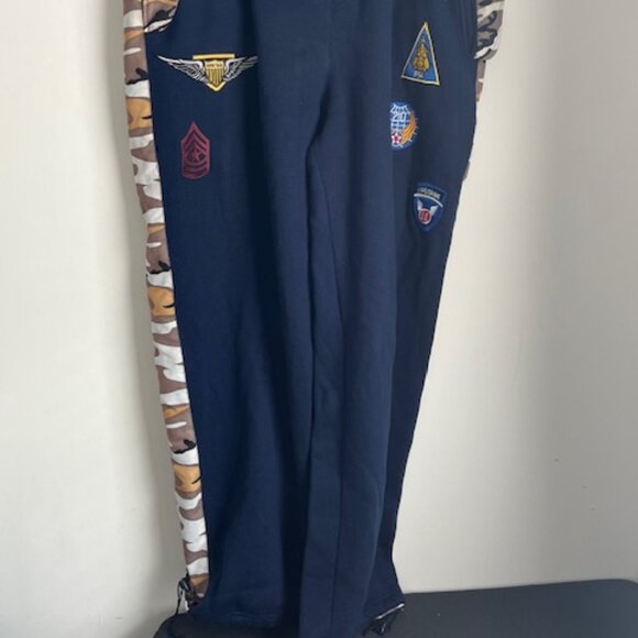 Seals Unlimited Navy Blue and Camo Sweatpants Size 3XL - Picture 2 of 16